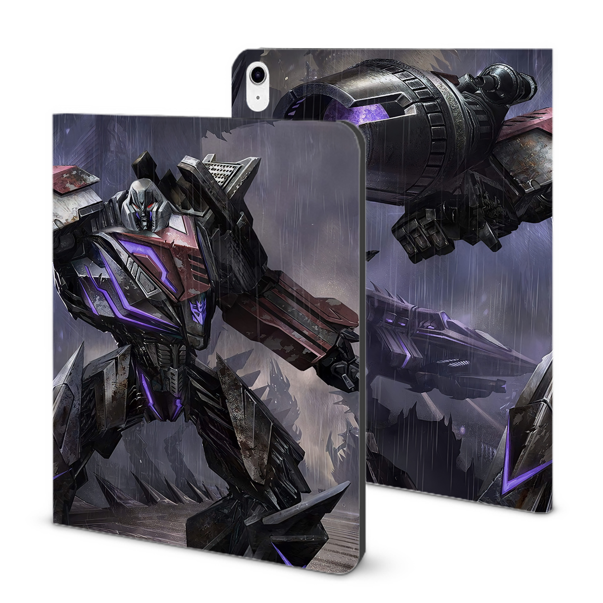 （画像用） Transformers トランスフォーマー IPad ケース ブック型 PUレザー TPU 耐衝撃 軽量 薄型 ペン収納なし 全面保護 IPad 各モデル対応